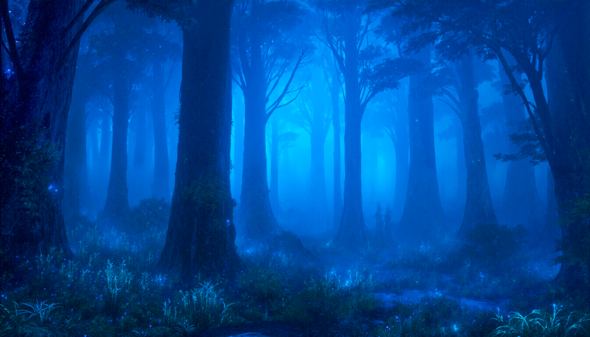 light forest background