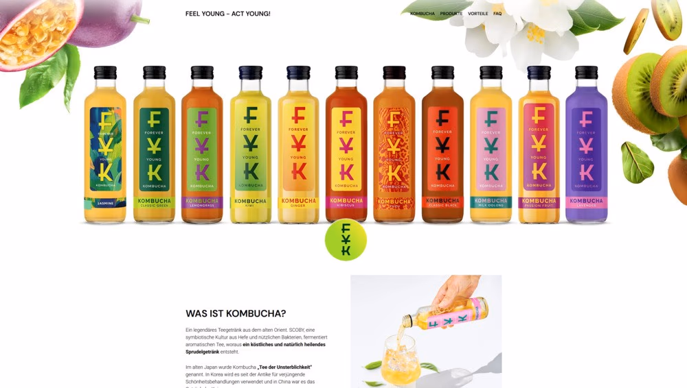 project Forever Young Kombucha